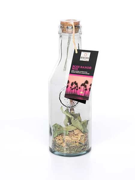 Sachet mélange pour rhum arrangé bois bandé Quai Sud avec carafe